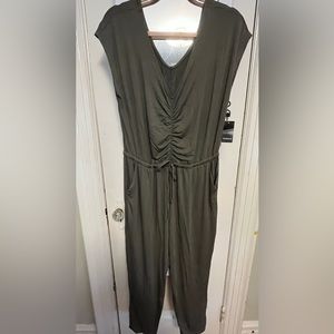 Torrid Super Soft V-Neck Jumpsuit size 0 or large in Camo green